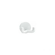 Hewi - Gancho doble serie 477 43,5mm Roseta d : 50mm blanco