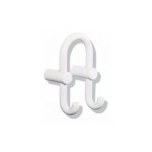 Hewi - Gancho para taquilla doble serie 801 Ganchos frontales amarillo mostaza