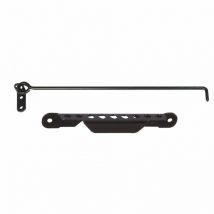 Gancho sobre placa y rejilla de acero prepintado, Al.70 x L.350 x P.20 mm Afbat