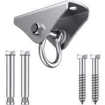 Cyslmuk - Ganchos para techo - Sistemas para colgar - Ganchos para colgar - Para hormigón y madera - Ganchos giratorios de alta resistencia