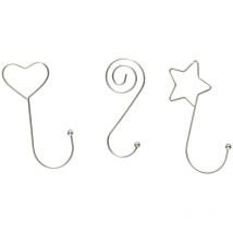 Ganchos Surtidos 3,5 Cm Color Plata