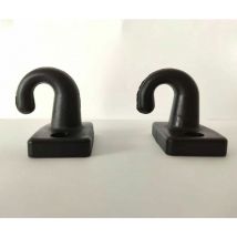 Ganci a Pavimento per Tende da Sole Esterne a Caduta Ricambio Vari Colori Coppia