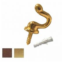 Cias Gancio Sagomato 30mm Ottonato 4 Pezzi