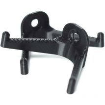 Gancio a vite in vinile - nero