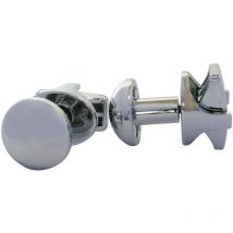 Somatherm for you - B21811B - o ganci per asciugamano asciutto Chrome - tubo tondo per la vite