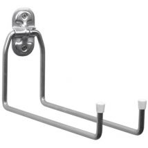 Gancio doppio lungo lungo - supporta ca. 25 kg 12x25x5 cm