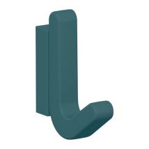 Hewi - Gancio singolo Ser.477 opaco,elastico Ku.(TPU) 55 blu acqua H.68mm