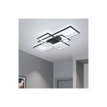 Ganeed - Dimmbare Deckenleuchte, 110cm Bündig Montierte Deckenleuchte Fernbedienung Moderner Kronleuchter, 68W Quadratisches Acryl in der Nähe der