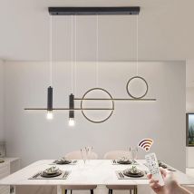 Ganeed - Moderner led Pendelleuchten Dimmbare Pendelleuchte mit Fernbedienung, Esstischlampe Pendelleuchte für Wohnzimmer, Esszimmer, Küche,
