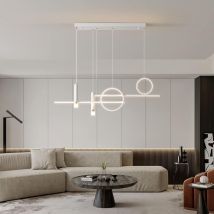 Ganeed - Moderner led Pendelleuchten Dimmbare Pendelleuchte mit Fernbedienung, Esstischlampe Pendelleuchte für Wohnzimmer, Esszimmer, Küche,