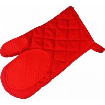 Gant de cuisine avec protection silicone Cuistot Rouge