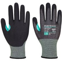 Gants cs anti coupures Nitrile E18 Noir xs - Taille 6