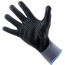 Gant Bannec Grip Sans Couture En Nylon Picots En Pvc Sur La Paume Et Bout Des Doigts. Coloris Noir T9 - Ism Gmbh
