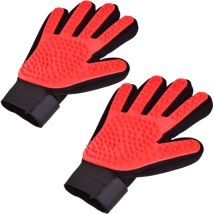 Gant Brossage Animaux Venteo Rouge - Adulte