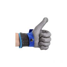 Gants Résistants Aux Coupures En Acier Inoxydable Gant De Travail De Sécurité Niveau 5 Protection (xl)