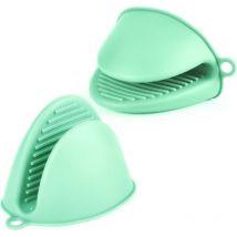 Gant de Cuisine épais en Silicone, 1 Paire Gants de Four Résistant à la Chaleur, Gants de Cuisine Antidérapants, Gant Cuisine Anti Chaleur