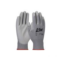 Gant de manutention fine gris T06 tricoté paume enduite PIP