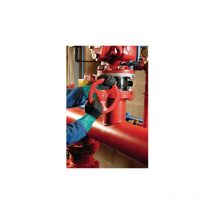 FP - Gant de protection chimique AlphaTec 58-270 Taille 9 vert/gris en 388.EN 374.EN 1149 Kat.III (Par 12)
