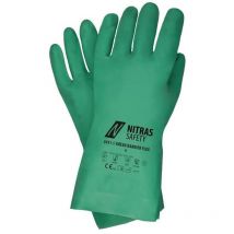 Gant protection ctre produits chimiques Green Barrier Flex taille 11 vert en 388 catégorie epi iii