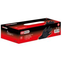 Gant de protection en nitrile noir, Taille m, boite de 100pces Kstools