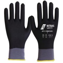 Gant skin flex c taille 8 gris/noir en 388 catégorie epi ii en 388, en 407