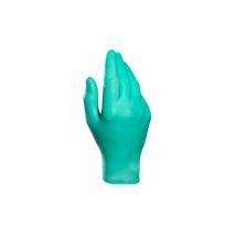 Gants jetables de protection chimique Mapa Solo Plus 995, latex non poudré, vert - Boîte de 100 gants - taille 8