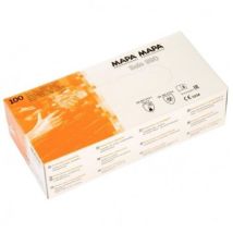 Mapa Professionnel - Gants Jetables De Manipulation Mapa Solo 990, Vinyle Non Poudré, Translucide - Boîte De 100 Gants - Taille 9