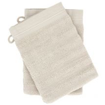 Gant de toilette natural stripes