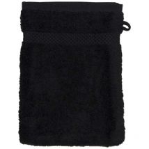 Gant de toilette coton bio coloris Noir