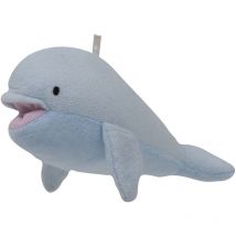 Gant de toilette en forme de beluga Bleu ciel 20 cm