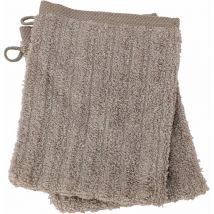 Gant de toilette uni coton spectre