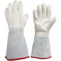 Gant de travail de sécurité pour stockage cryogénique, gants de 45cm de long cryogéniques, gants de travail de protection étanches, gants congelés au