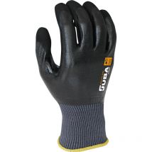 Gant de travail nylon/nitrile noir taille 6 Juba