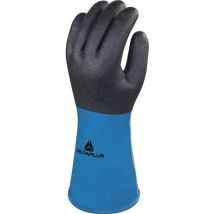Gant Delta Plus pvc/nitrile sur support acrylique - bleu - VV837BL0 T11