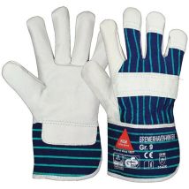 Hase Safety Gloves - Gant D'Hiver Bremerhaven Taille 10 Bleu Cuir Fleur De Vachette En 388