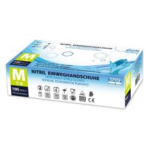 Gant en nitrile bleu taille M X100
