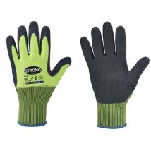 Gant Flexter Taille 7 Jaune Néon/gris En 388 Catégorie Epi Ii Polyester Avec Latex Poncé