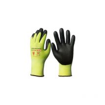 Gant hppe enduction nitrile haute visibilité N318HV EuroCut - Taille: 7