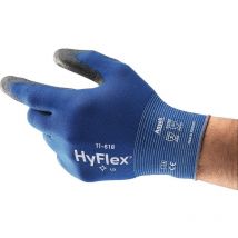 Gant HyFlex 11-618 Taille 8 bleu/noir nylon avec polyuréthane EN 388