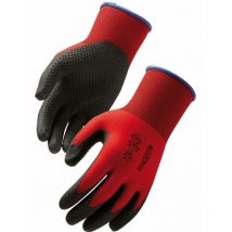 Gants polyamide - singer - rouge
