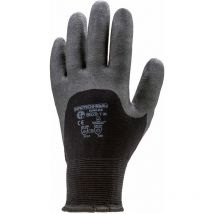 Lot de 10 - Gants Tricot sans couture euro - ice 6630 - Noir Taille 9
