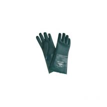 Gant pvc trempé vert 40 cm - Taille: 9
