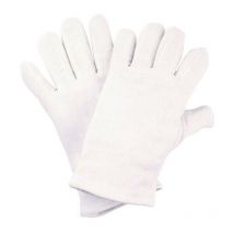 Gant taille 7 blanc tricot en coton catégorie epi i
