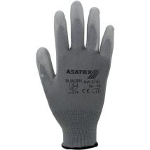 Gants anti-coupure ASATEX – Taille 9 – Nylon avec revêtement polyuréthane – EN 388 Catégorie II – Gris
