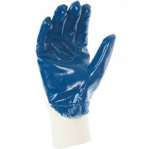 Gant tout enduit support molleton 100% coton SINGER - Manutention lourde milieu humide - Taille 10 - NBR32703