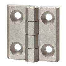 Ganter GN237-ZD-60-60-A-SR Hinge Zinc Die Cast Silver