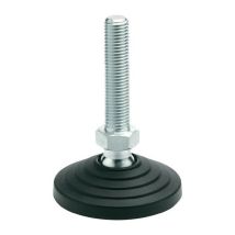Pie de plástico articulado GN 344 d1 60 mm d2 M 10mm l1 98mm l3 24mm GANTER