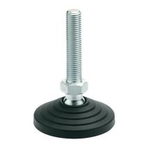 Kunststoff-Gelenkfuß GN 344 d1 60 mm, d2 M 10 mm l1 98 mm l3 24 mm