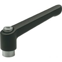 Verstellbarer Klemmhebel gn 300.1 d1 m 10 mm l1 78 mm l2 - mm Innengewinde