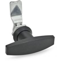 Ganter Norm elementi Chiusure con elemento di comando – GN 115 Comando con t griff 1 pezzi, nero, GN 115-ST-32